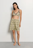 Arthur Arbesser X Hanro Tartan Crop Top | Tartan Print 76348-3069