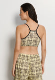 Arthur Arbesser X Hanro Tartan Crop Top | Tartan Print 76348-3069