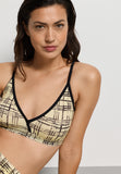 Arthur Arbesser X Hanro Tartan Crop Top | Tartan Print 76348-3069