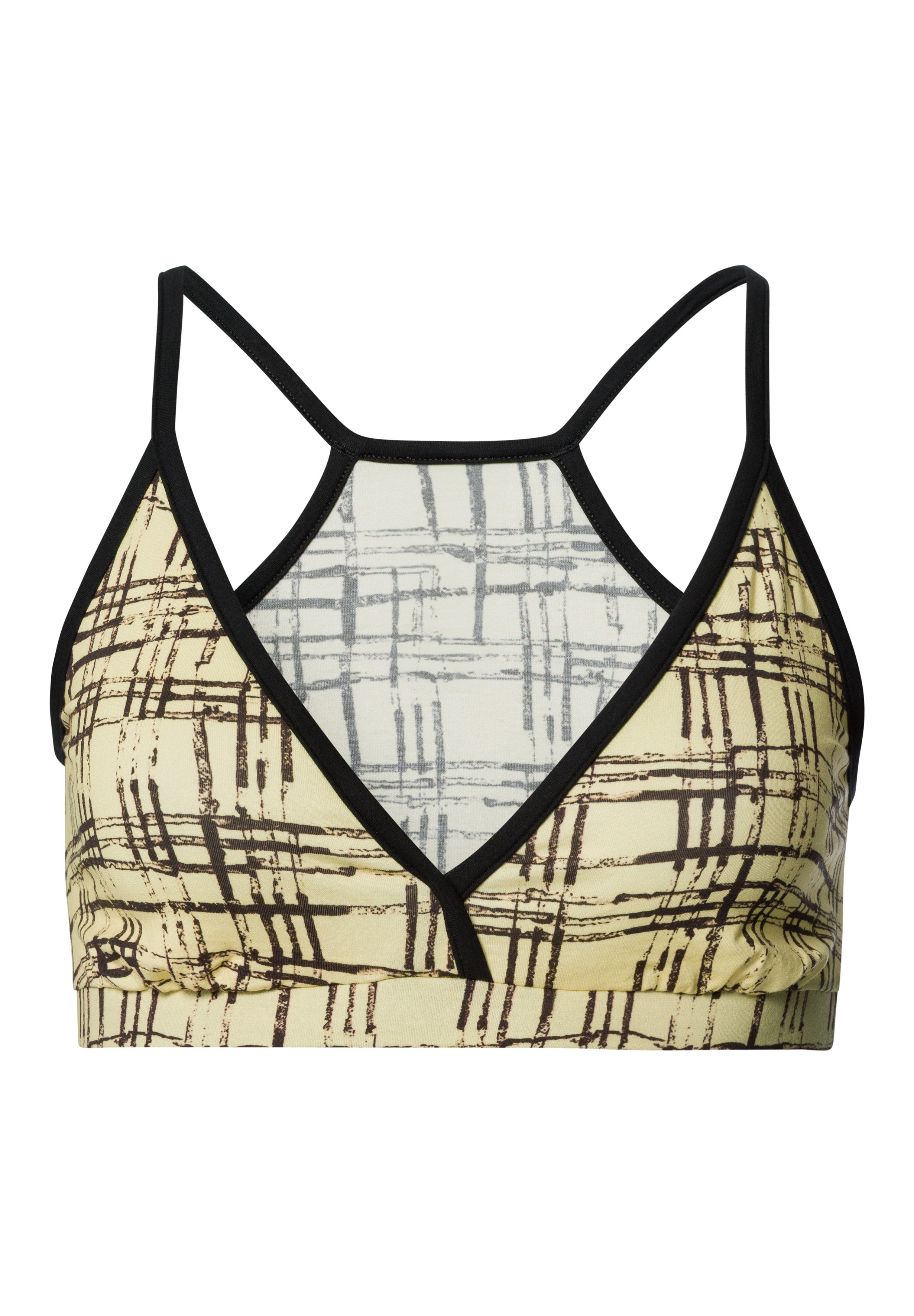 Arthur Arbesser X Hanro Tartan Crop Top | Tartan Print 76348-3069