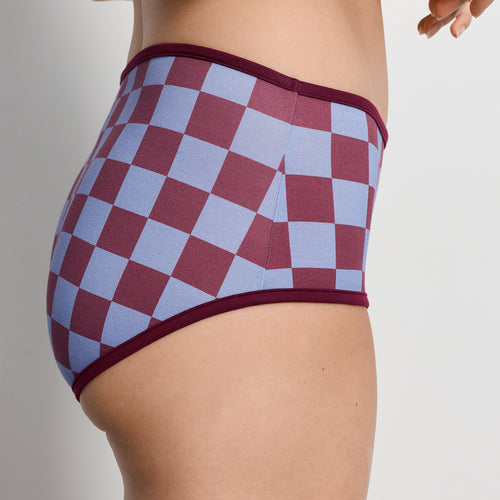 Arthur Arbesser X Hanro Tartan Full Brief | Chess Print 76359-3068
