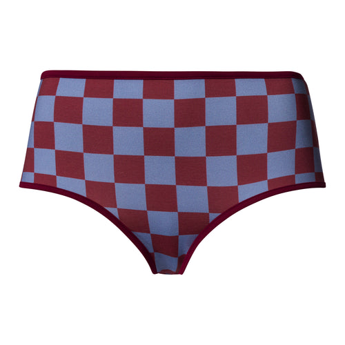 Arthur Arbesser X Hanro Tartan Full Brief | Chess Print 76359-3068