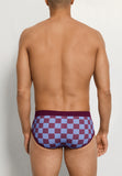 Arthur Arbesser X Hanro Checkered Brief | Chess Print 76365-3068