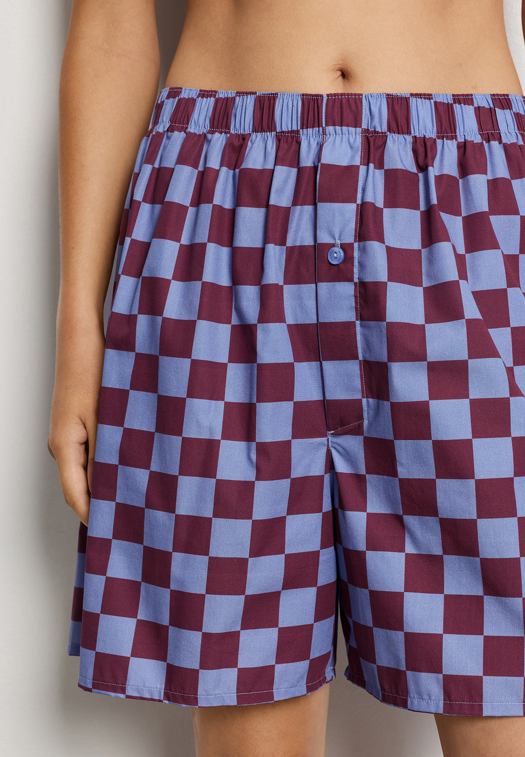Arthur Arbesser X Hanro Tartan Cotton Boxers | Chess Print 76369-3068