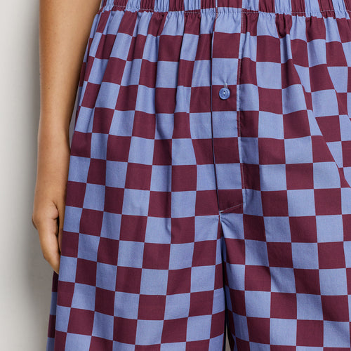 Arthur Arbesser X Hanro Tartan Cotton Boxers | Chess Print 76369-3068