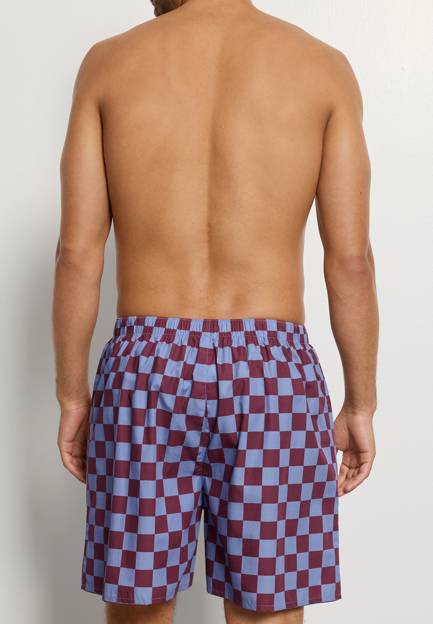 Arthur Arbesser X Hanro Tartan Cotton Boxers | Chess Print 76369-3068
