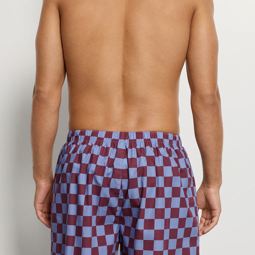 Arthur Arbesser X Hanro Tartan Cotton Boxers | Chess Print 76369-3068