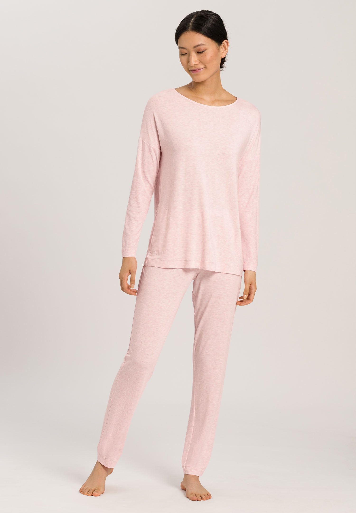 76390 Natural Elegance Long Sleeve Pajama - 2666 Lotus Melange