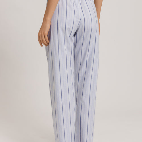 Loungy Nights Flannel Pants | Powder Blue Stripe 76486-3055