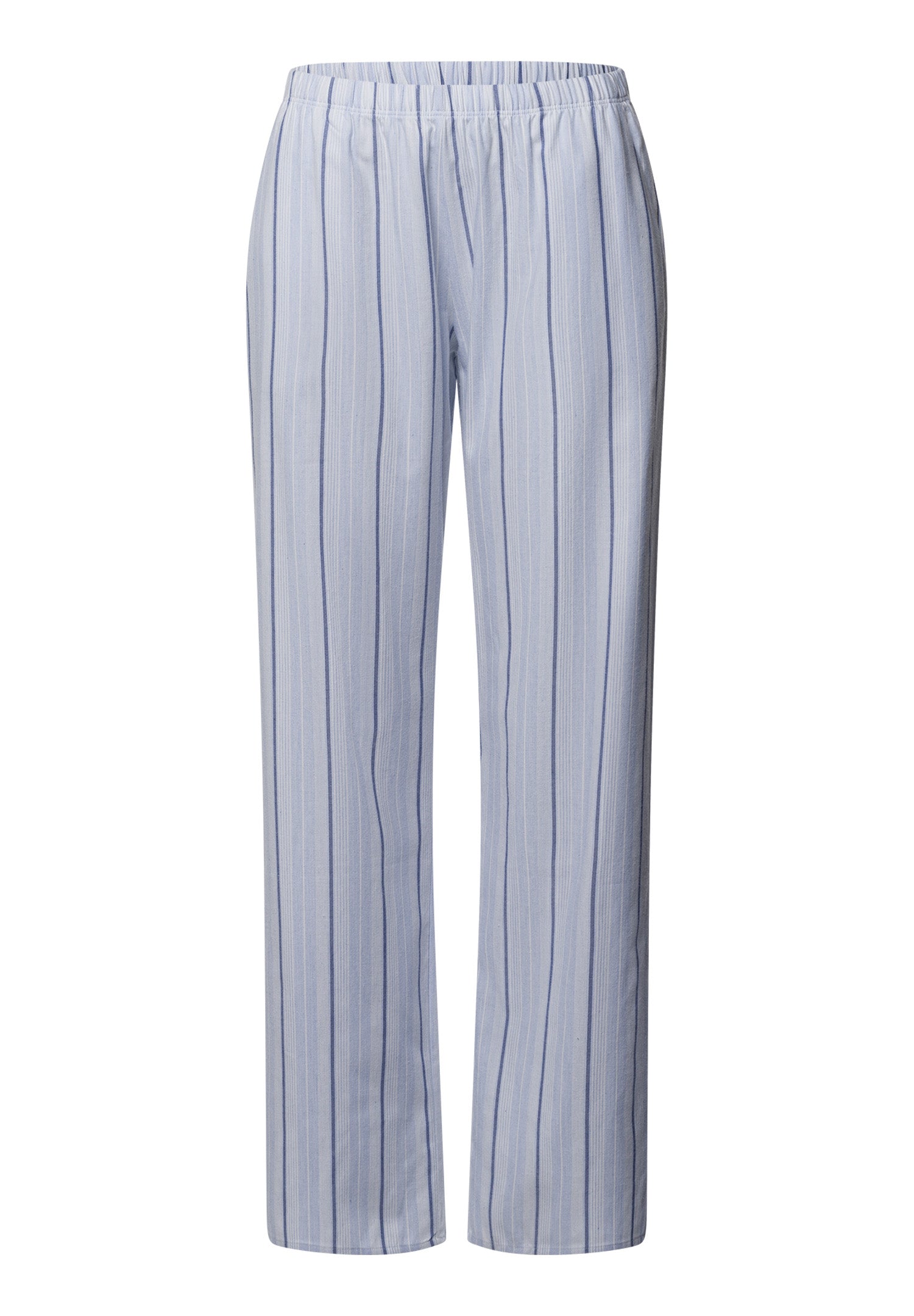 Loungy Nights Flannel Pants | Powder Blue Stripe 76486-3055