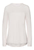 76491 Loungy Nights Knit Long Sleeve Shirt - 1393 Rose Cream