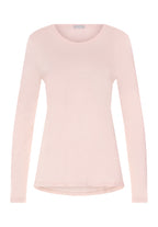 Loungy Nights Relaxed Round Neck Cotton Top | Rosewater 76491-2111