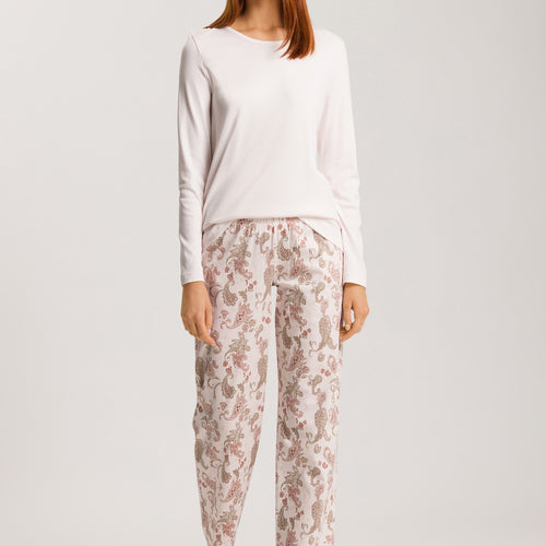 76492 Loungy Nights Knit Pants - 2869 Rose Paisley