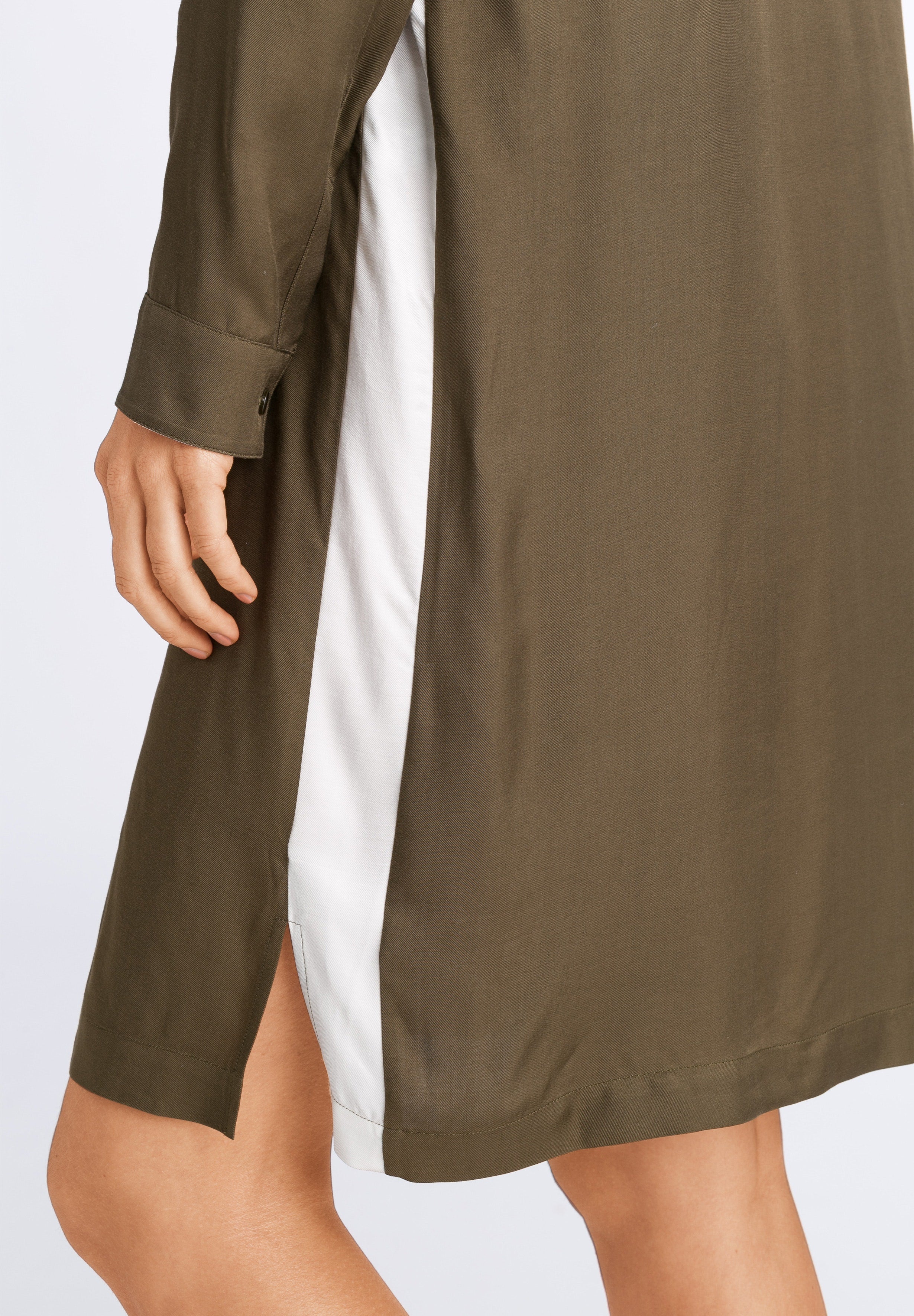 76643 Nori Long Sleeve Nightgown - 1717 Strong Olive