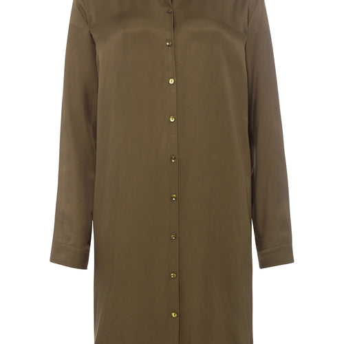 76643 Nori Long Sleeve Nightgown - 1717 Strong Olive