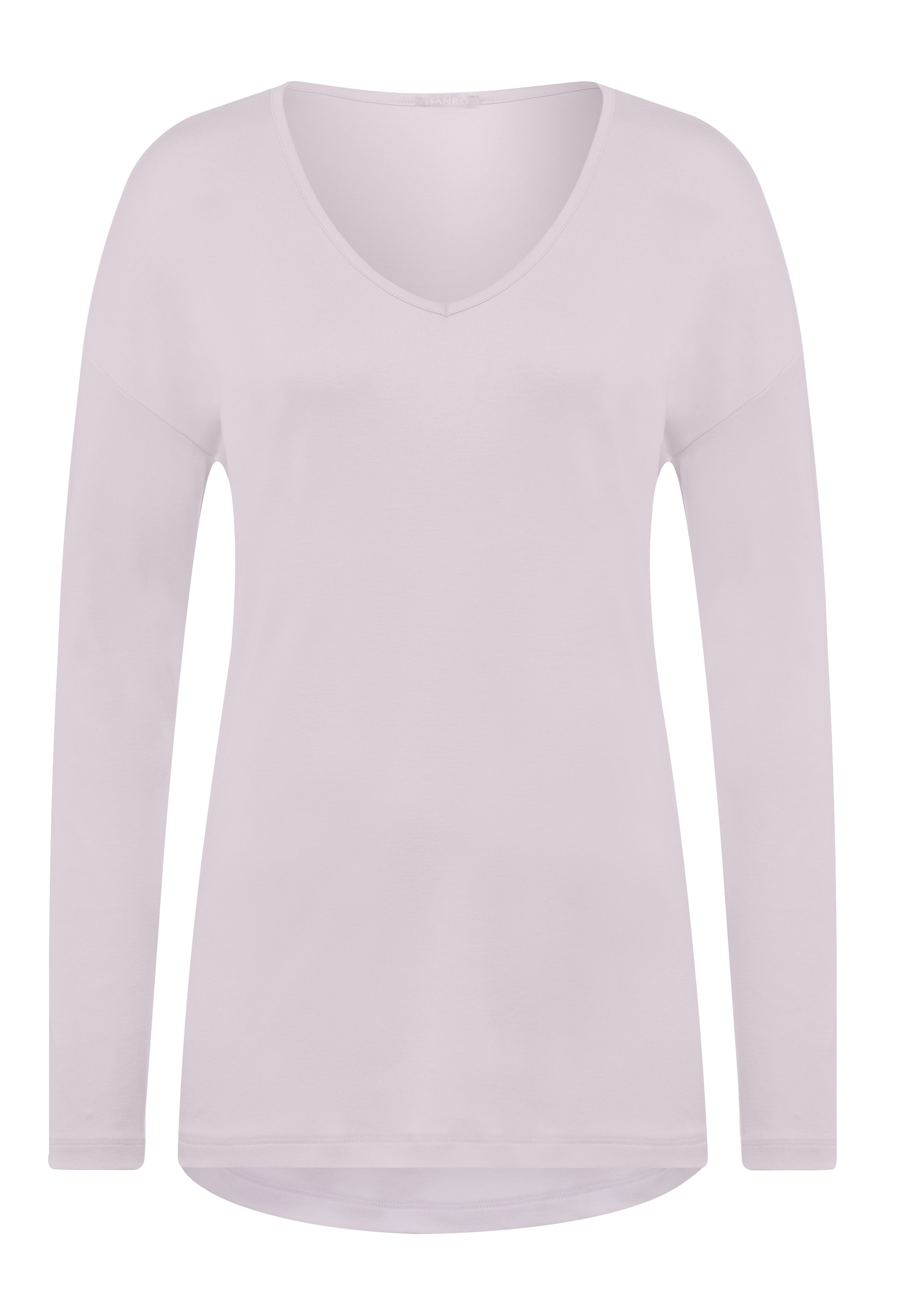 76648 Ami Long Sleeve Shirt V-Neck - 1397 Lilac