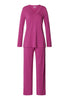 Champagne V-Neck Pajama Set | Very Berry 76704-1370