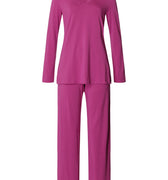 Champagne V-Neck Pajama Set | Very Berry 76704-1370