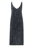 76825 Lille Long Chemise - 2066 Pastel Art Carbon