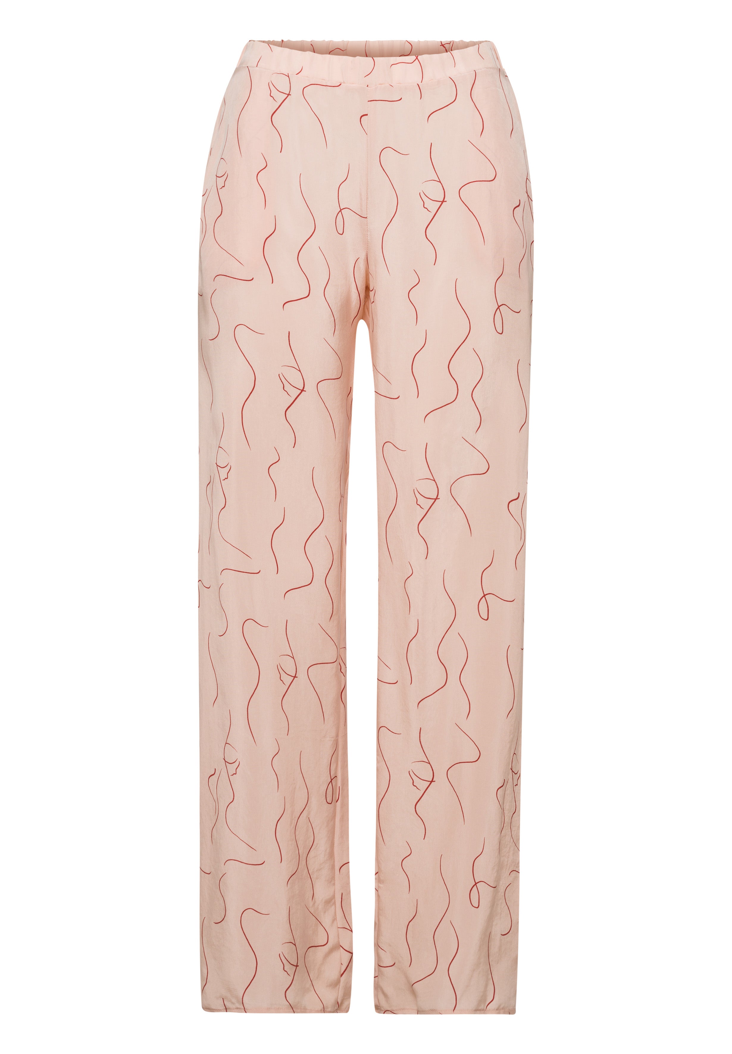 76827 Lille Woven Pants - 2067 Pstl Art Iced Apricot