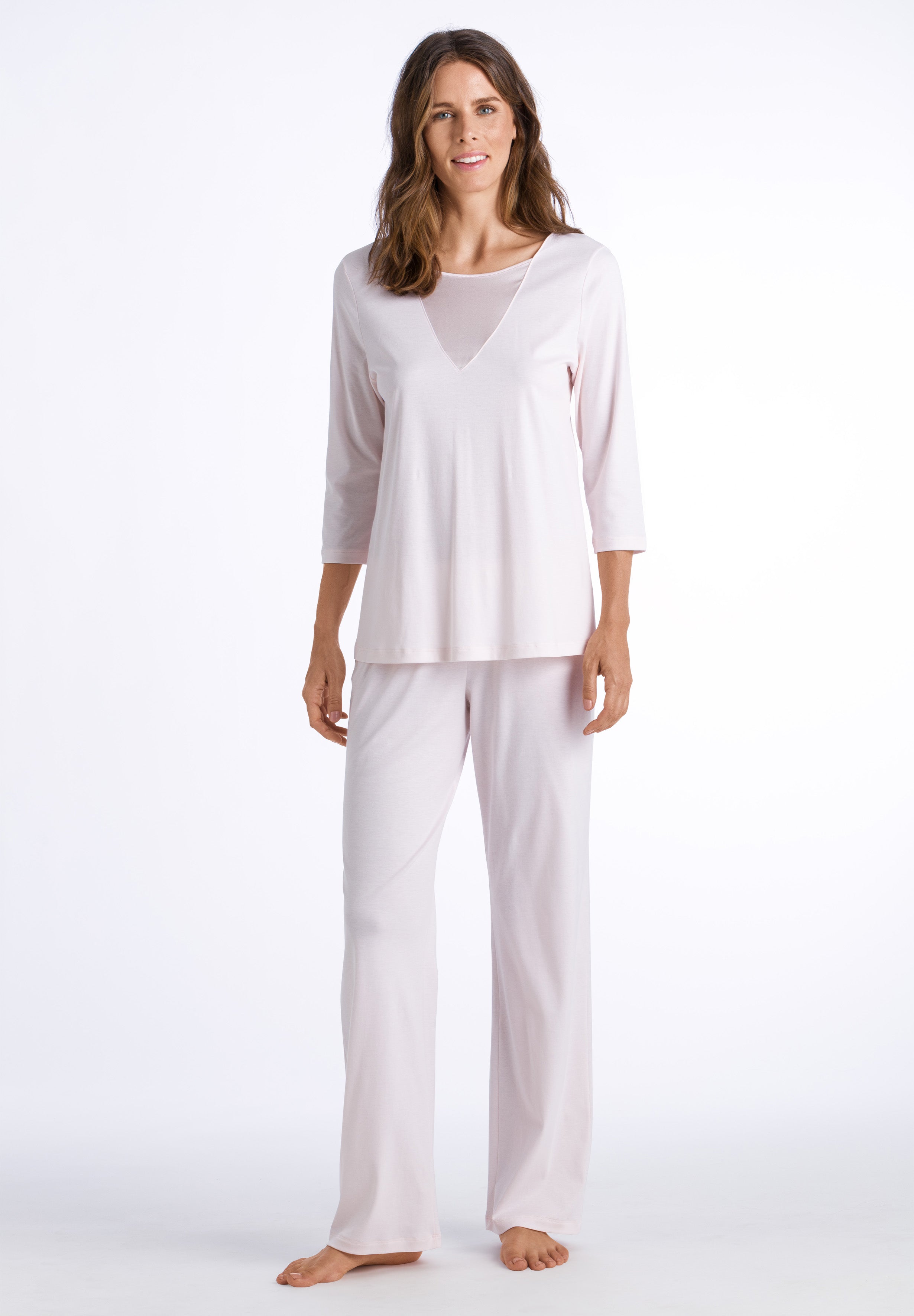 76897 Eileen 3/4 Sleeve Pajama Set - 1352 Rosewater