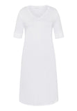 77040 Moments S/Slv Nightgown 100 Cm - 101 White