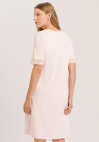 77040 Moments S/Slv Nightgown 100 Cm - 1334 Crystal Pink