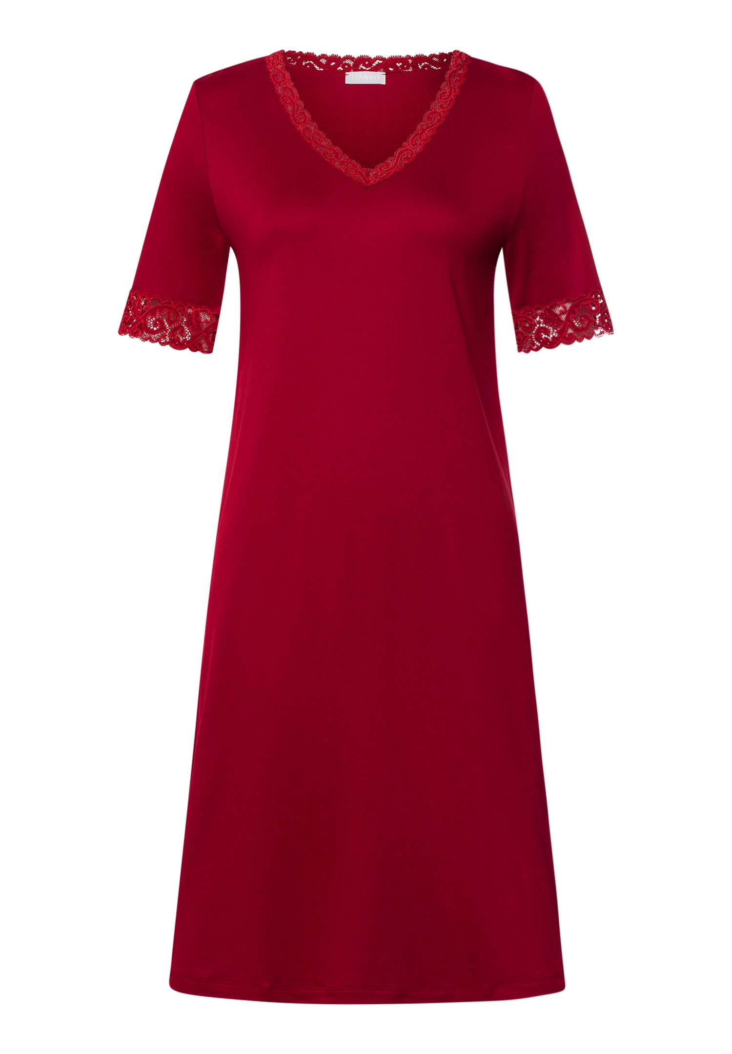 Moments Short Sleeve Nightgown 100cm | Red Dahlia 77040-2418