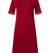 Moments Short Sleeve Nightgown 100cm | Red Dahlia 77040-2418