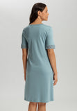 Moments Short Sleeve Nightgown 100cm | Tourmaline Blue 77040-2712