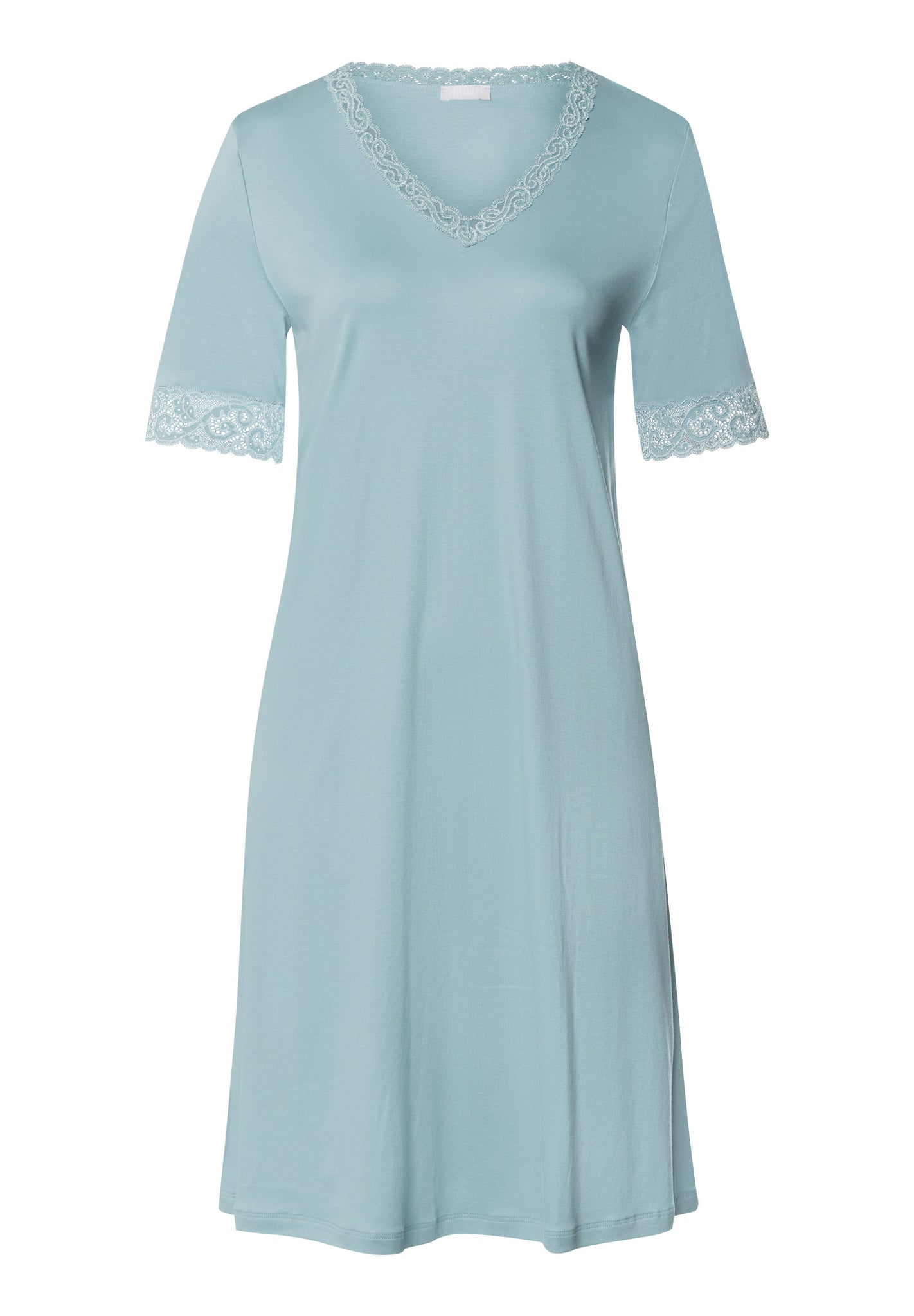 Moments Short Sleeve Nightgown 100cm | Tourmaline Blue 77040-2712