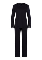 77041 Moments L/Slv Pajama - 019 Black