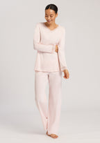 77041 Moments L/Slv Pajama - 1334 Crystal Pink