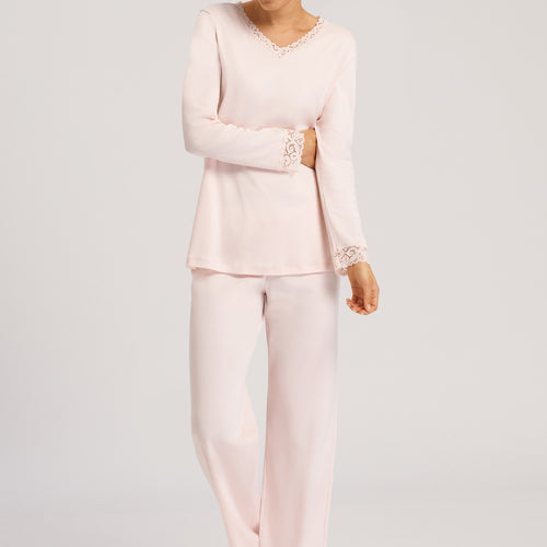 77041 Moments L/Slv Pajama - 1334 Crystal Pink