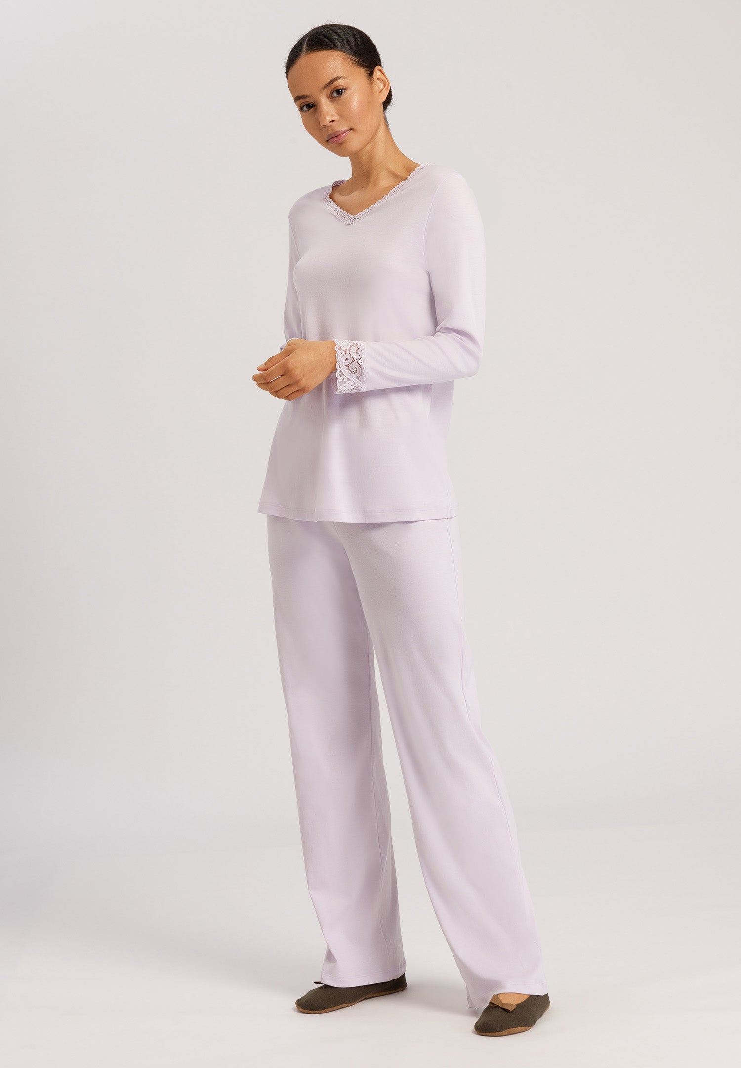 77041 Moments L/Slv Pajama - 1486 Lupine Love