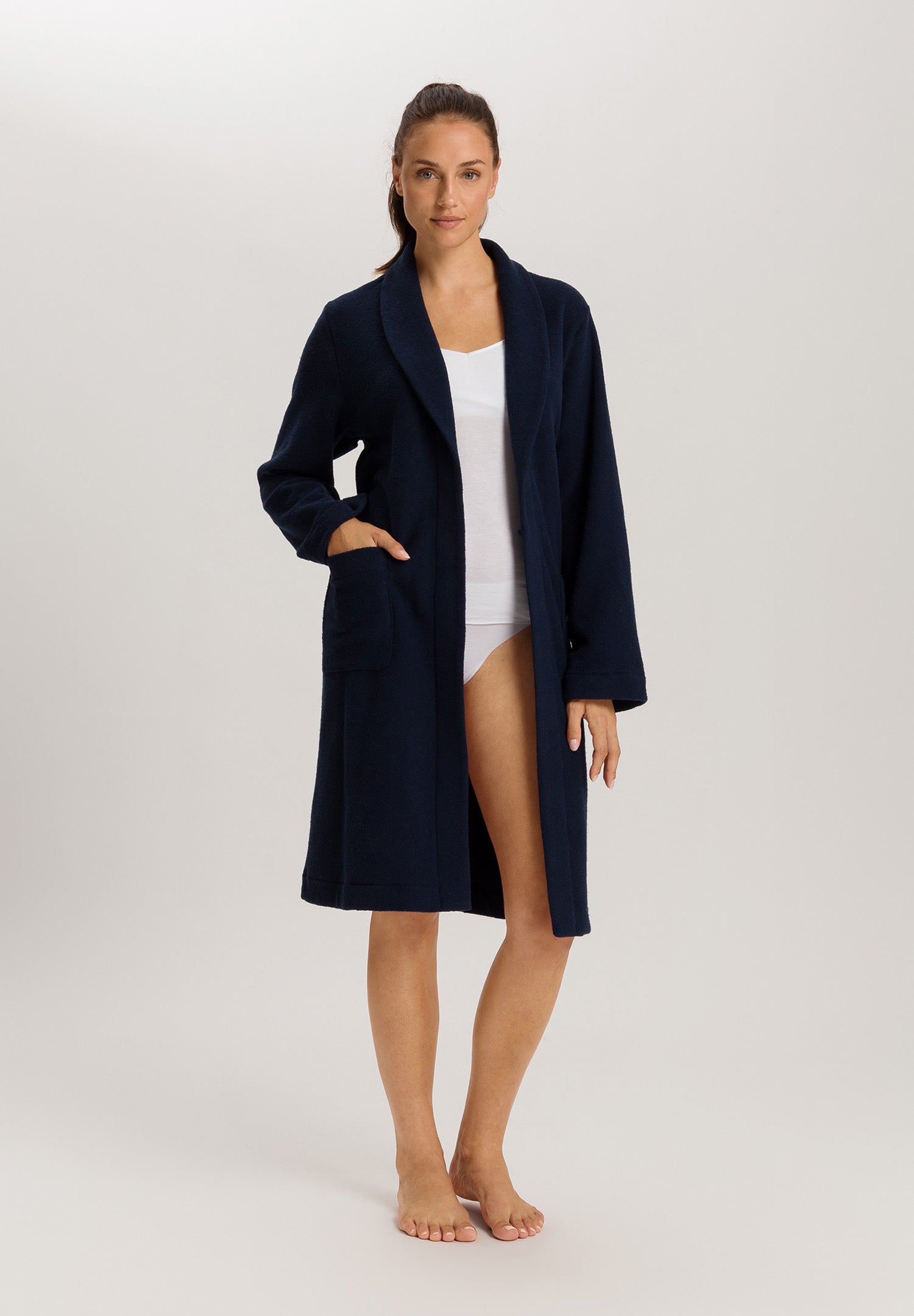 Robe Selection Shawl Collar Robe | Deep Navy 77127-1610