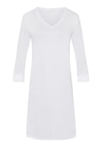 77162 Moments 3/4 Slv Nightgown 100cm - 101 White