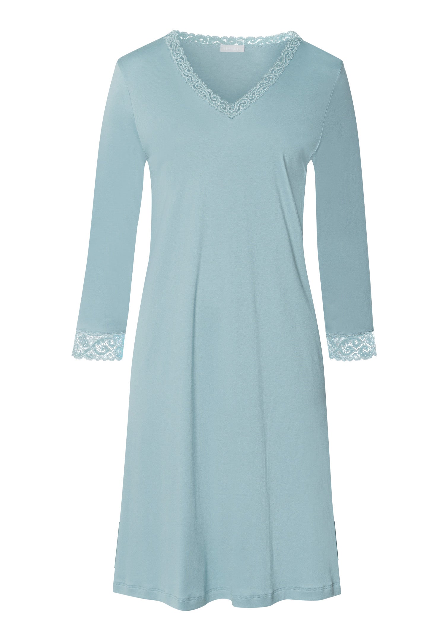 Moments 3/4 Sleeve Gown Nightdress 100cm | Tourmaline Blue 77162-2712