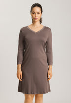 77162 Moments 3/4 Sleeve Gown Nightdress 100cm - 2756 Stonewash
