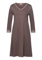 77162 Moments 3/4 Sleeve Gown Nightdress 100cm - 2756 Stonewash