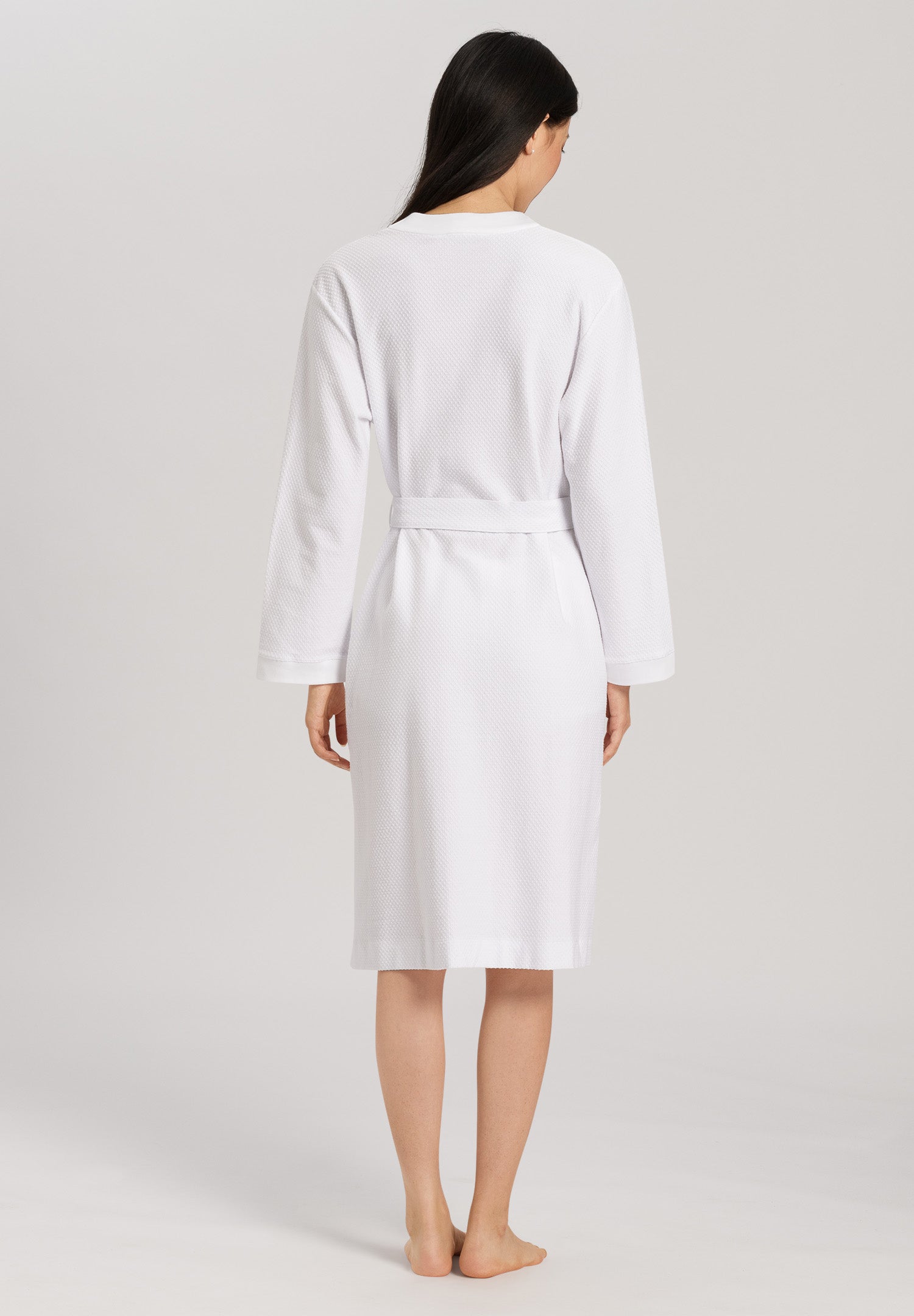 77303 Robe Selection Cotton Pique Robe - 101 White