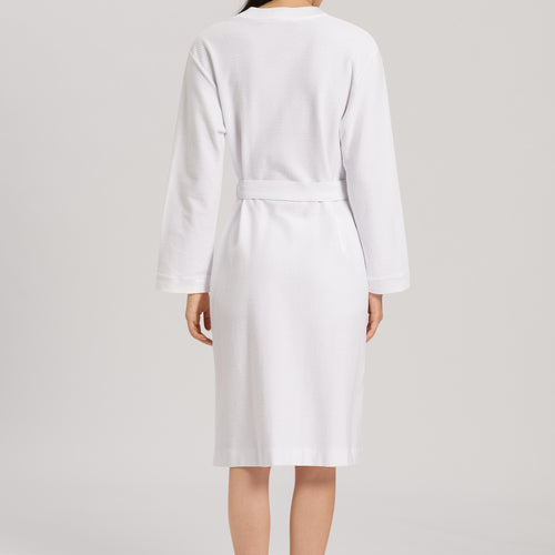 77303 Robe Selection Cotton Pique Robe - 101 White