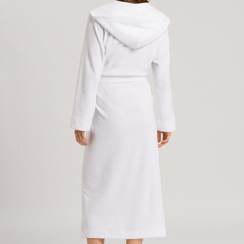 77304 Robe Selection Plush Long Hooded Robe - 101 White
