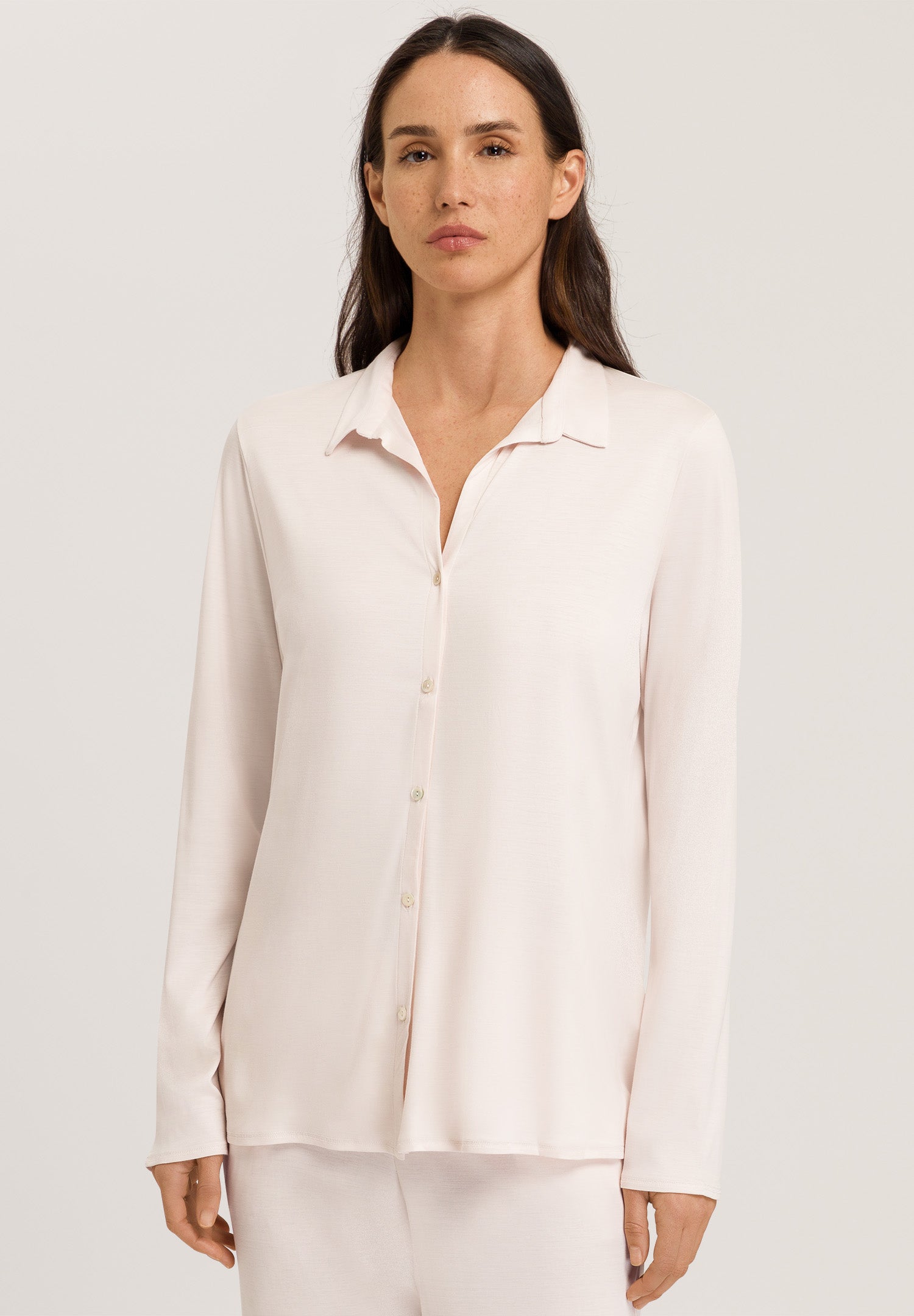 77305 Grand Central L/Slv Button Front Shirt - 1233 Moonlight