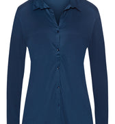 77305 Grand Central Long Sleeve Button Front Shirt - 1652 Mystic Blue