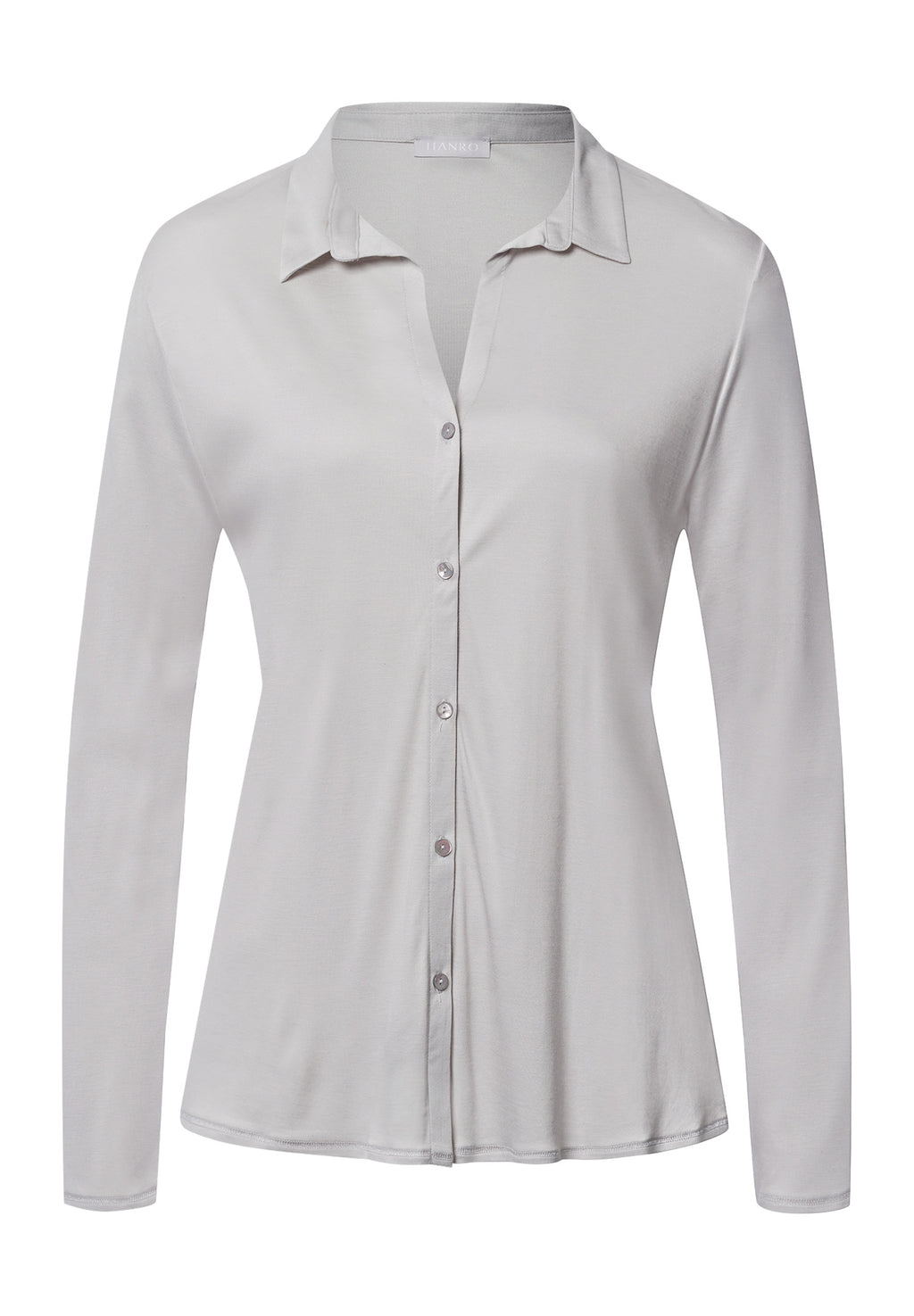 Grand Central Silk Blend Shirt | Silver Vapor 77305-2652