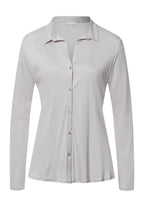 Grand Central Silk Blend Shirt | Silver Vapor 77305-2652