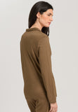 77305 Grand Central L/Slv Button Front Shirt - 2821 Walnut