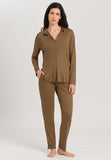 77305 Grand Central L/Slv Button Front Shirt - 2821 Walnut