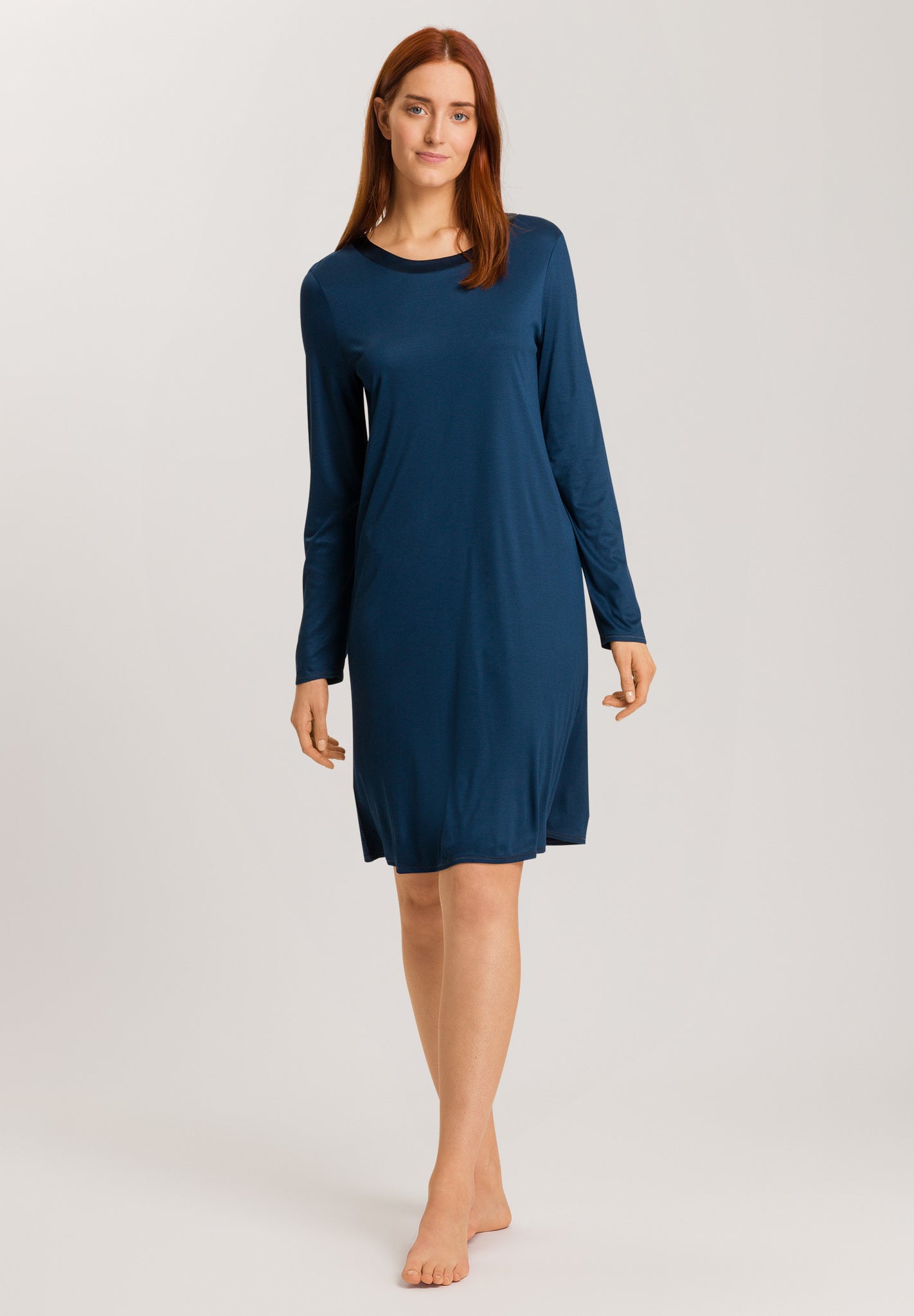77339 Grand Central Long Sleeve Nightgown 100cm - 1652 Mystic Blue